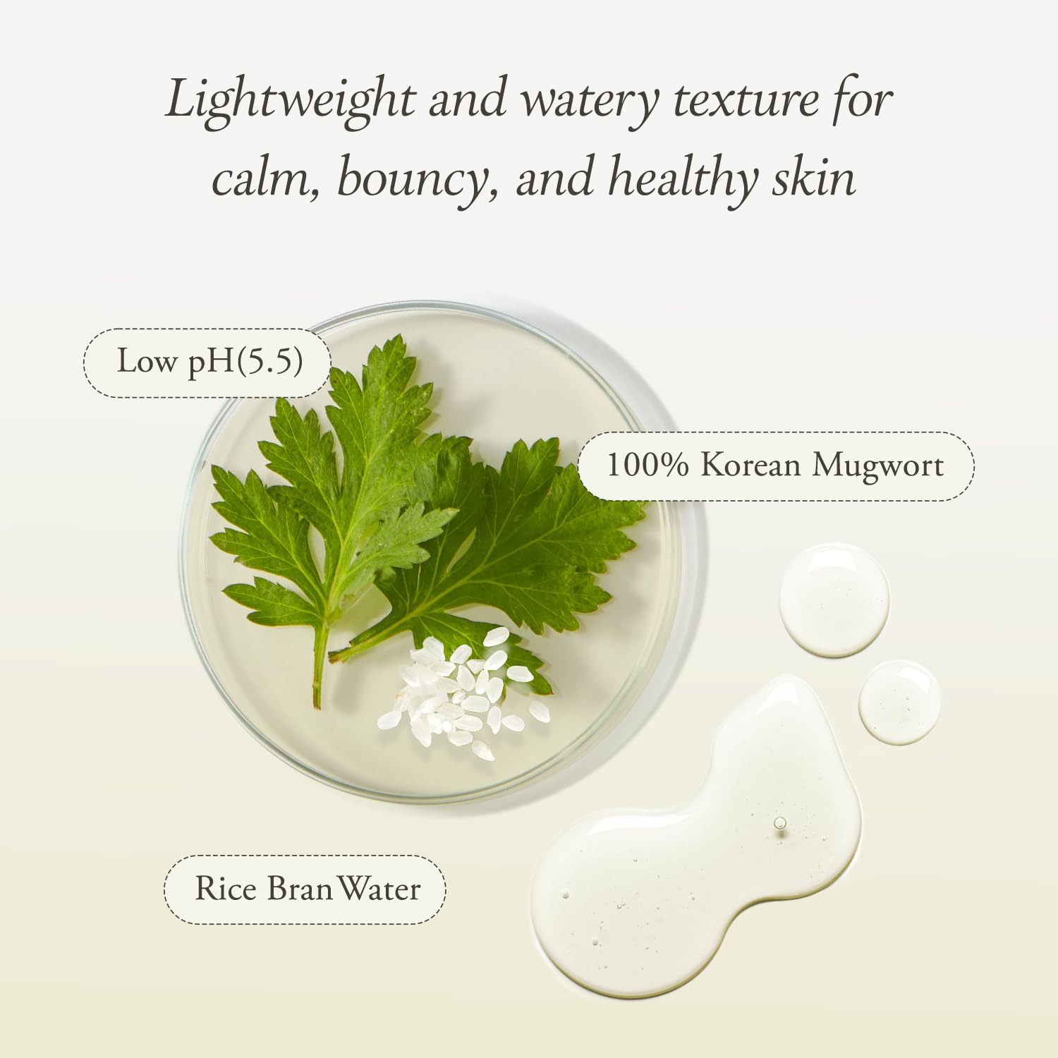 APRILSKIN Artemisia Korean Rice Toner – 100% Mugwort, Hydration Boost