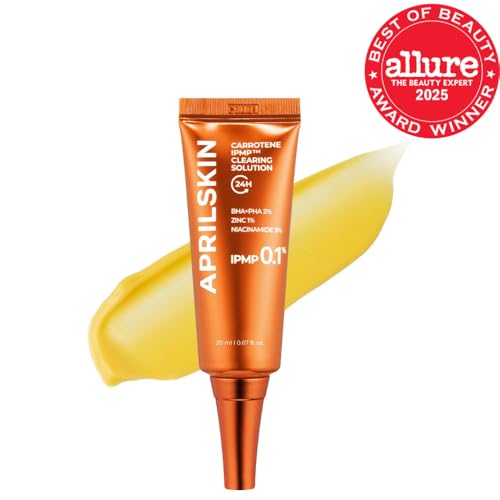 APRILSKIN Carrotene IPMP Clearing Solution | Quick Blemish Calm, 0.67 fl oz, Vegan