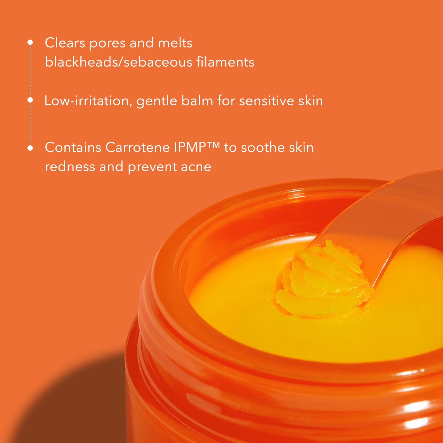 APRILSKIN Carrotene IPMP Hydromelt Cleansing Balm — Noncomedogenic for Sensitive & Oily Skin
