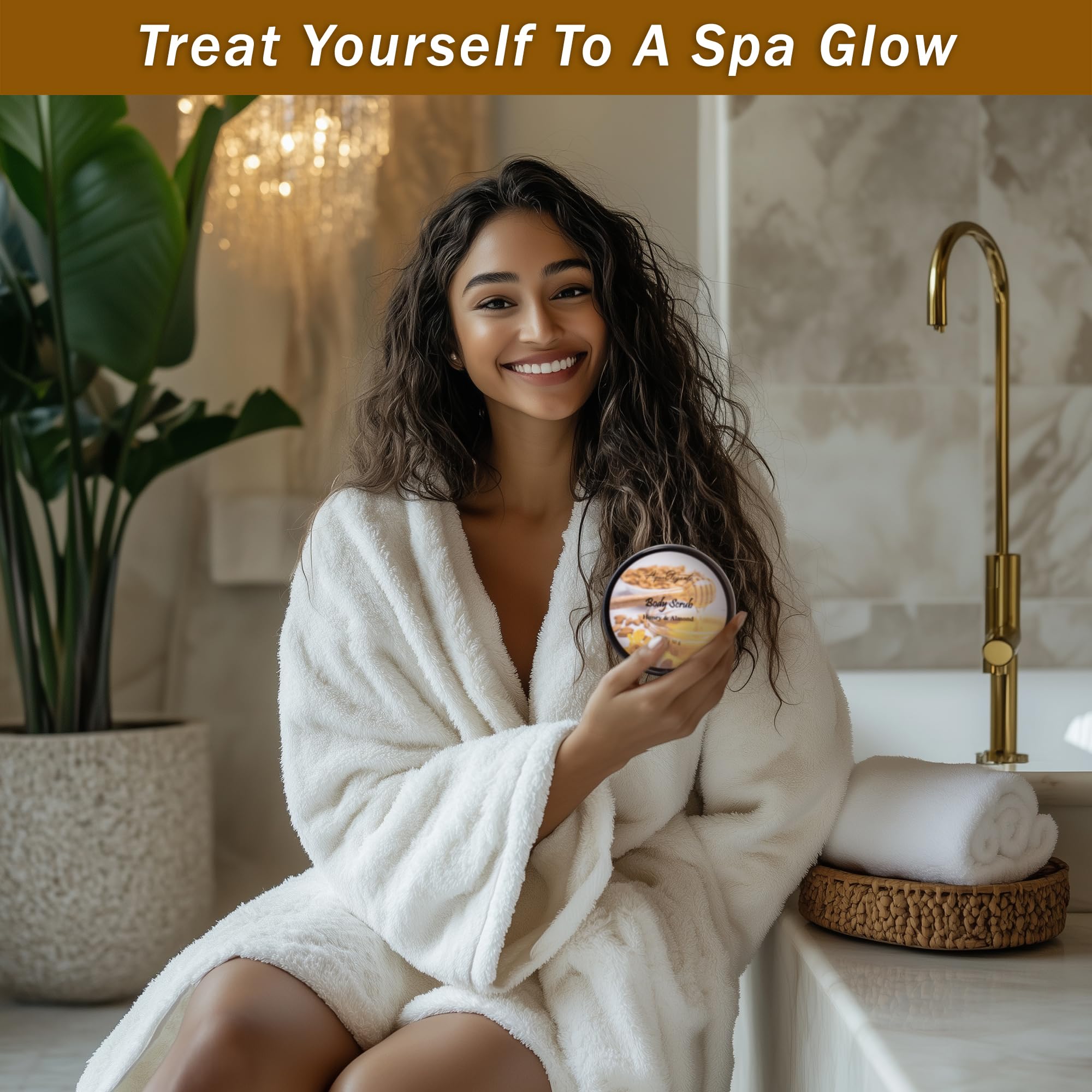 Aqua Elegante Bath Spa Gift Sets – Luxury Honey & Almond Basket