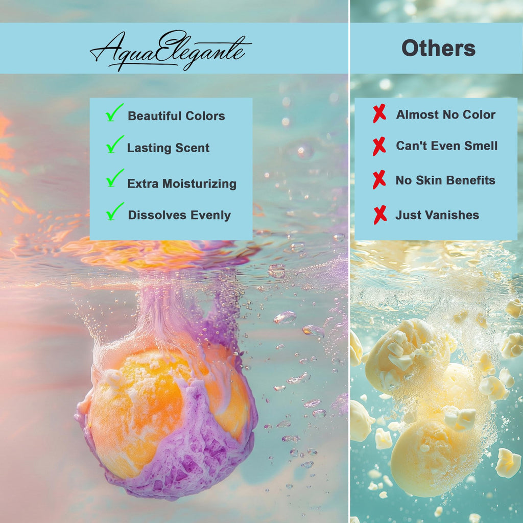 Luxury Bath Bombs for Men | Aqua Elegante Gift Set – 24 with Organic Essential Oils