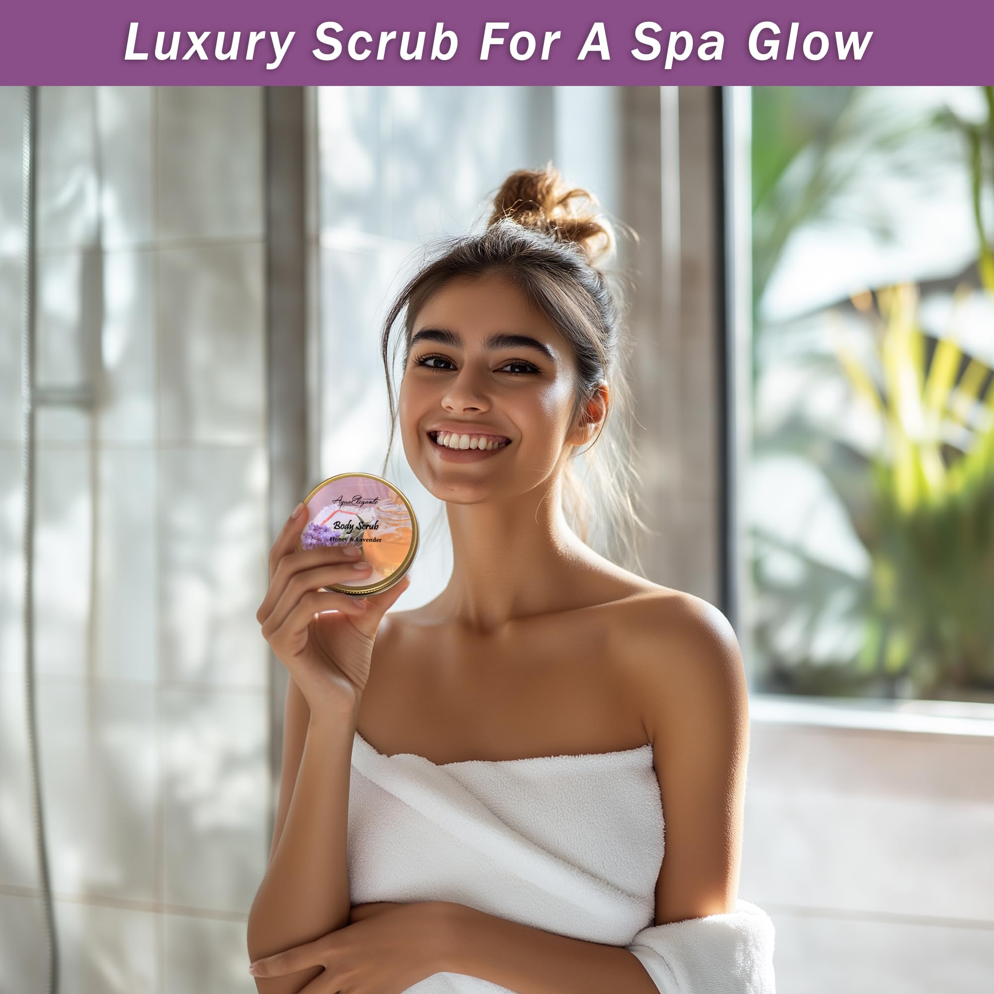 Aqua Elegante Spa Baskets for Women: Luxury Honey & Lavender Bath Set
