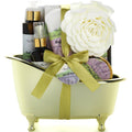 Aqua Elegante Spa Gift Baskets for Women – Lavender & Tea Tree Oil Bath Set