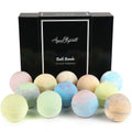 Aqua Elegante Luxury Bath Bombs Gift Set – 12 Large, Organic Essential Oils, Vegan & Cruelty-Free