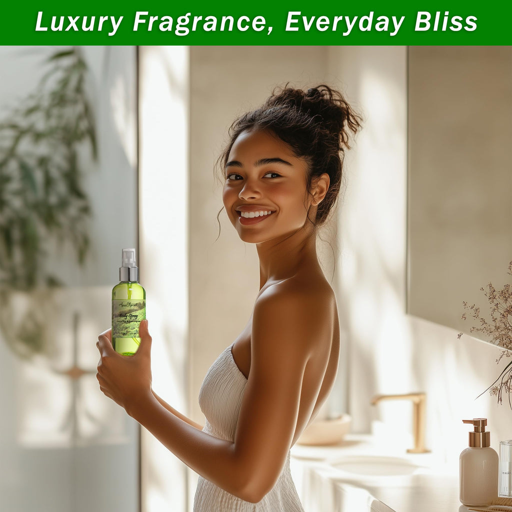 Aqua Elegante Bath Spa Gift Sets - Luxury Green Tea & Lemongrass Spa Kit
