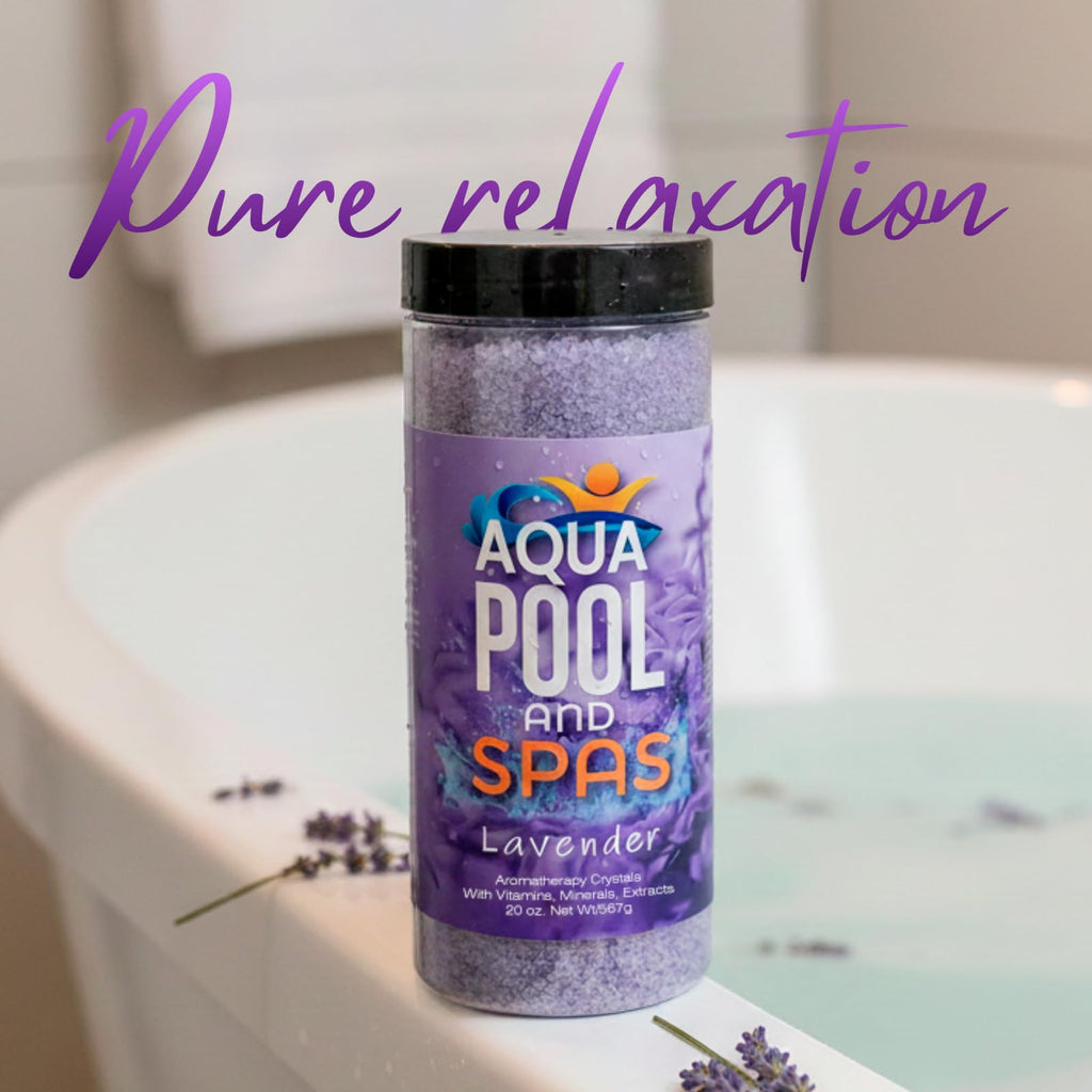 Lavender Spa & Bath Aromatherapy Crystals by Aqua Pool & Spa