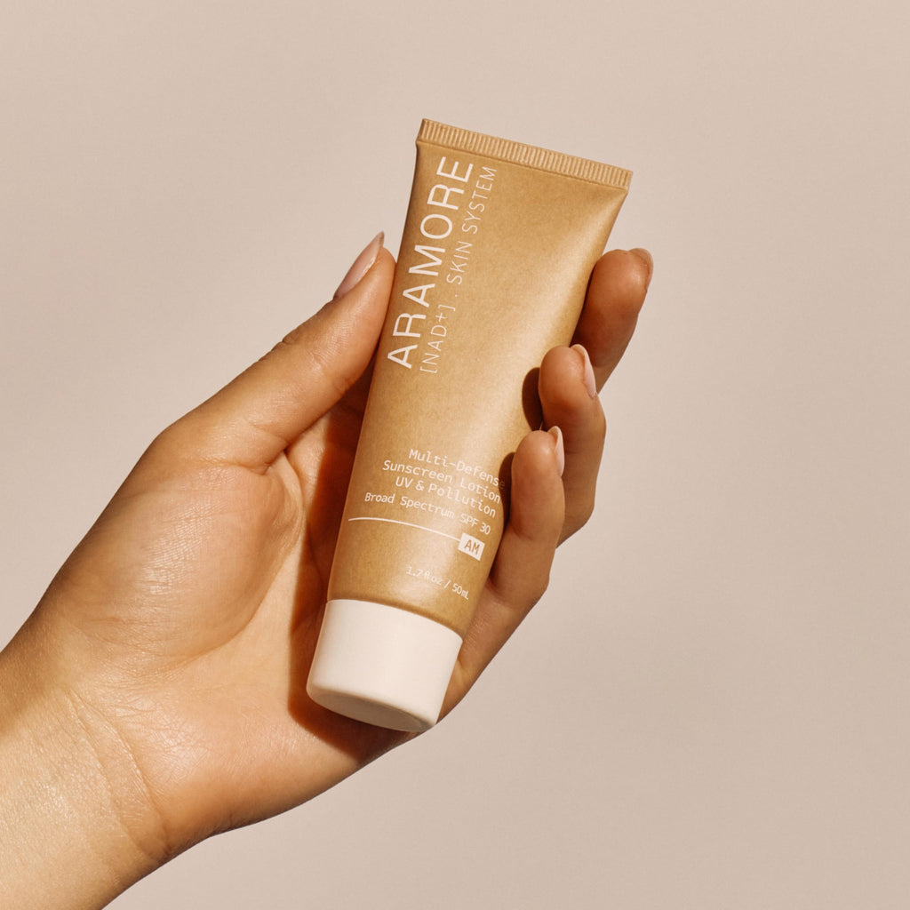 Aramore Multi-Defense Lotion SPF 30 – Mineral Sunscreen & Antioxidant Moisturizer
