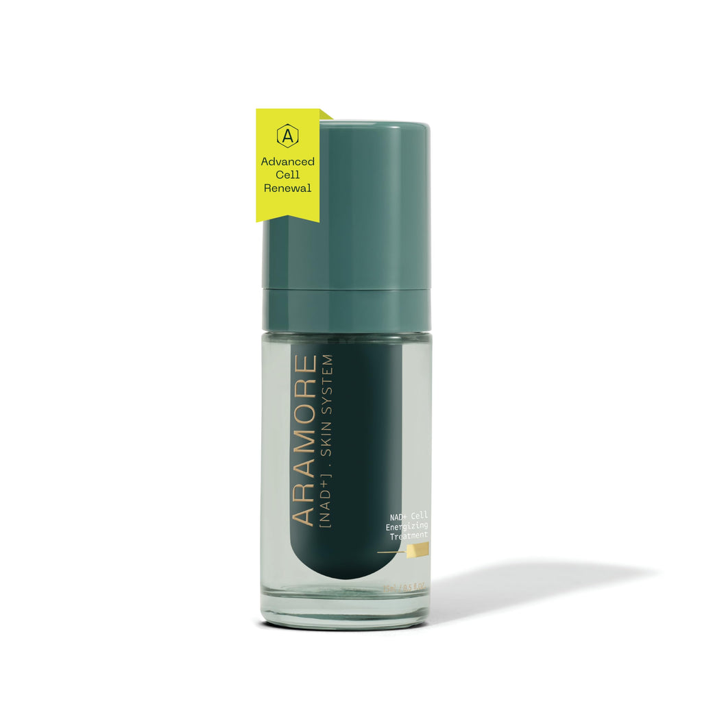 Aramore NAD+ Cell Energizing Skin Care Treatment – 12 Signs of Aging, 15ml