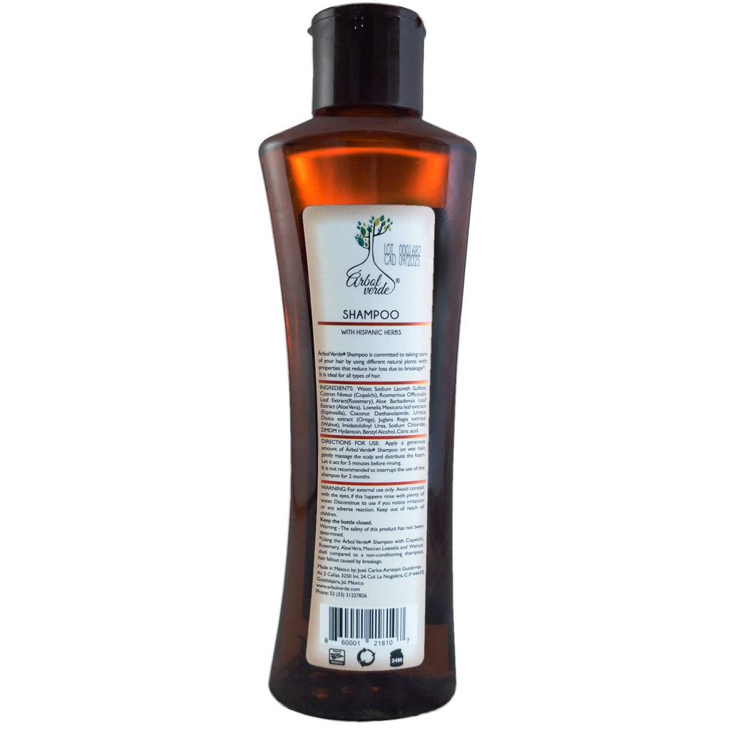Arbol Verde Kit 2: Natural Anti-Fall Shampoo 500 ml + Linseed Gel 250 g