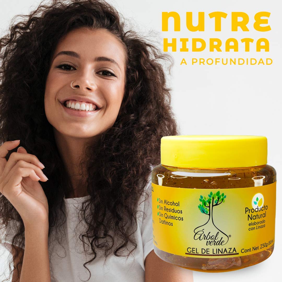 Arbol Verde Kit 2: Natural Anti-Fall Shampoo 500 ml + Linseed Gel 250 g