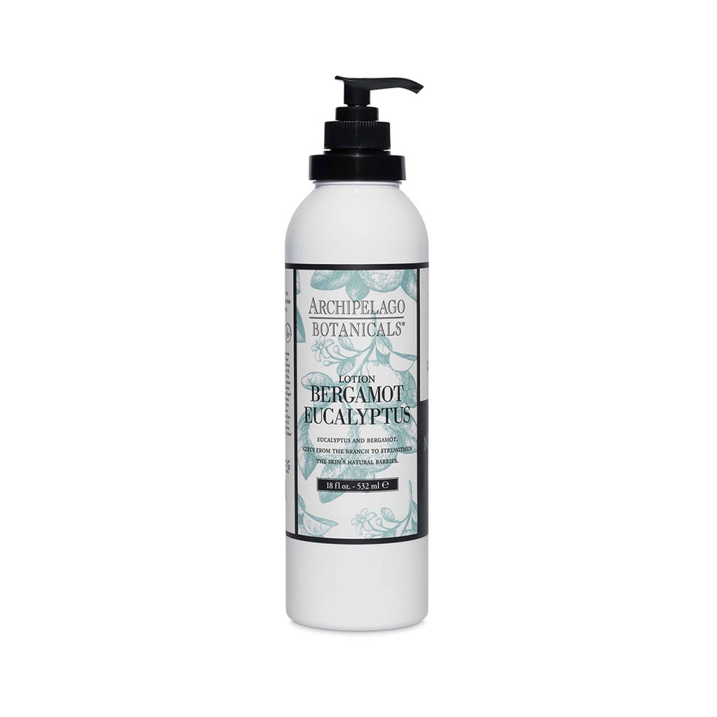 Archipelago Botanicals Bergamot Eucalyptus Lotion – Hydrating Body Lotion (18 oz)