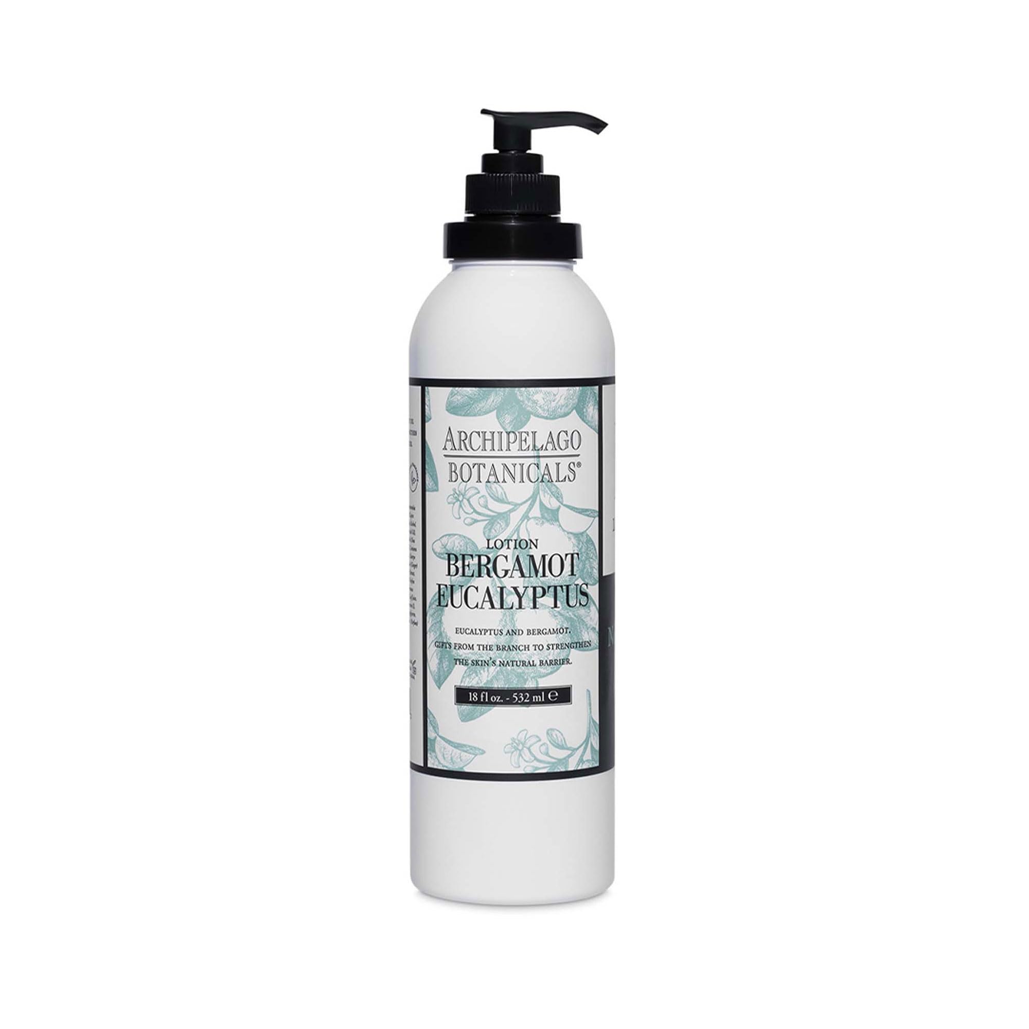 Archipelago Botanicals Bergamot Eucalyptus Lotion – Hydrating Body Lotion (18 oz)