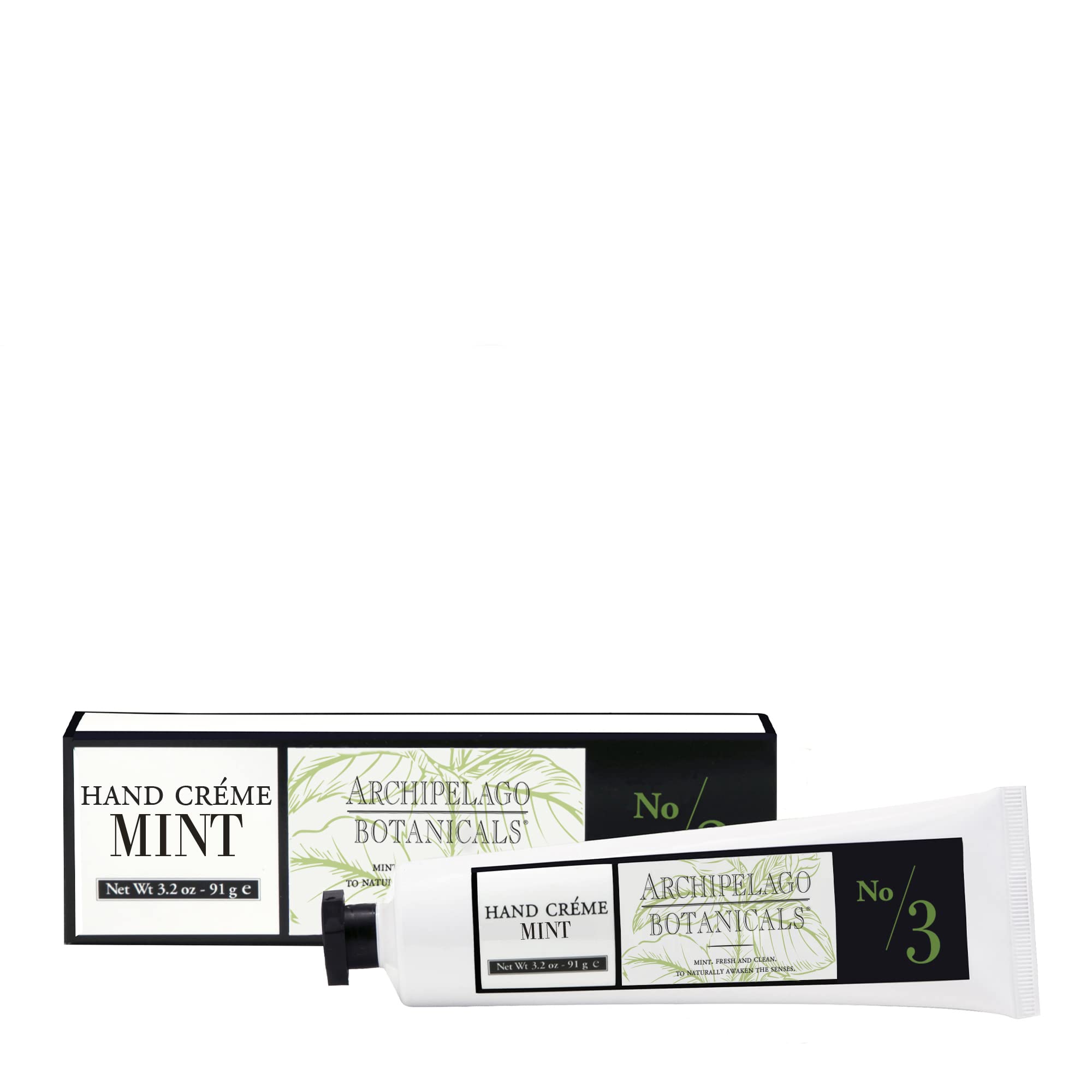 Archipelago Botanicals Morning Mint Hand Creme – Rich, Lightly Scented Hand Cream
