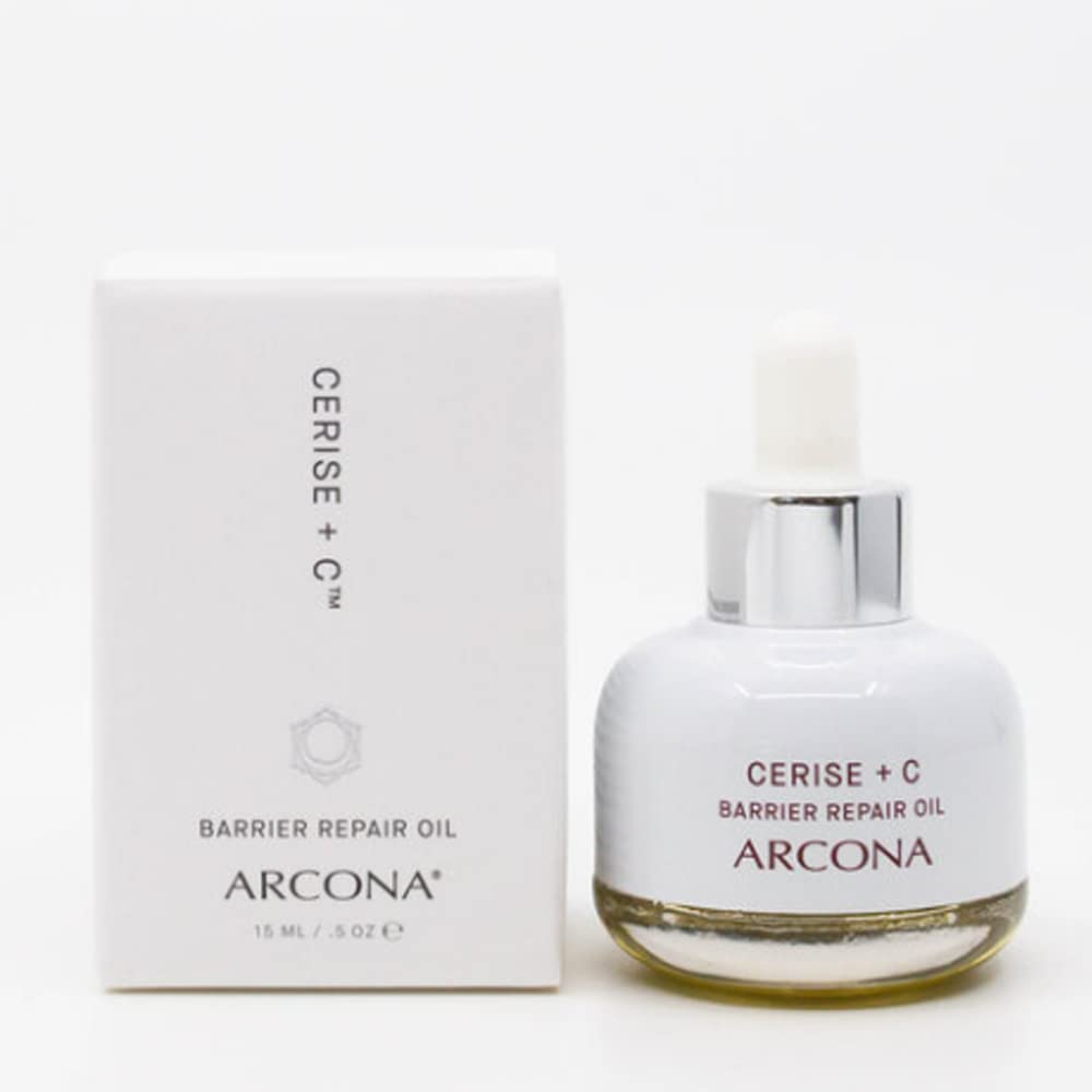 ARCONA Cerise + C: Squalane + Vitamin C Rose Oil for Barrier Protection, Brightening & Moisturizing | 0.5 oz | Made in USA