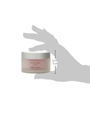 ARCONA Cranberry Triad Milky Toner Pads – Vegan Brightening & Hydrating Rice Toner (45 Count)