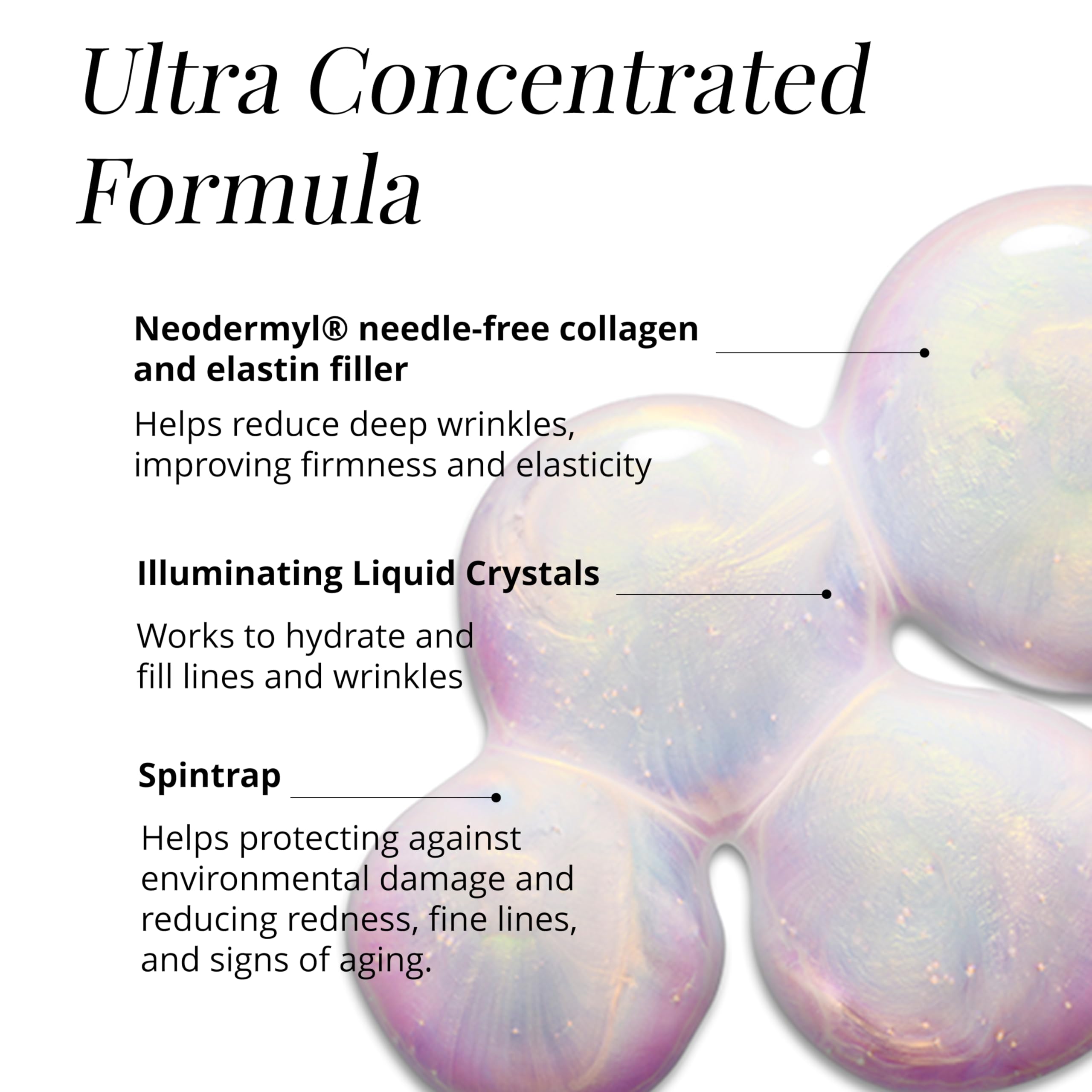 ARCONA Eye Dew Plus Under Eye Serum – Liquid Crystal Texture for Firming, Brightening & Puffiness Reduction – 0.4 oz