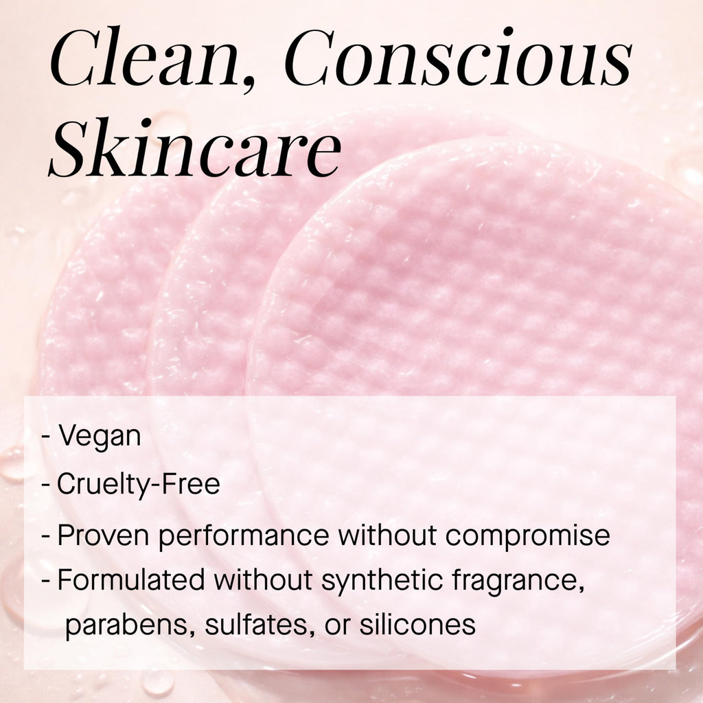 ARCONA Raspberry Clarifying Pads - Pore Cleansing & Oil Control, 45 Pads, USA-Made