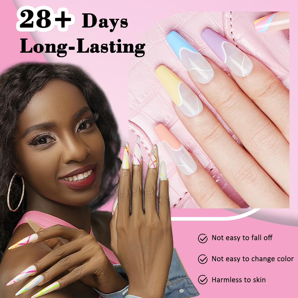 ARCWEISSO Gel Nail Polish Kit with UV Light – 36 Colors, Base & Top Coats, 66-Piece All-In-One Set