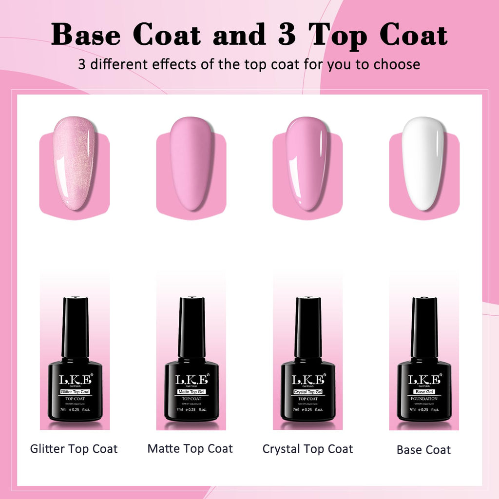 ARCWEISSO Gel Nail Polish Kit with UV Light – 36 Colors, Base & Top Coats, 66-Piece All-In-One Set