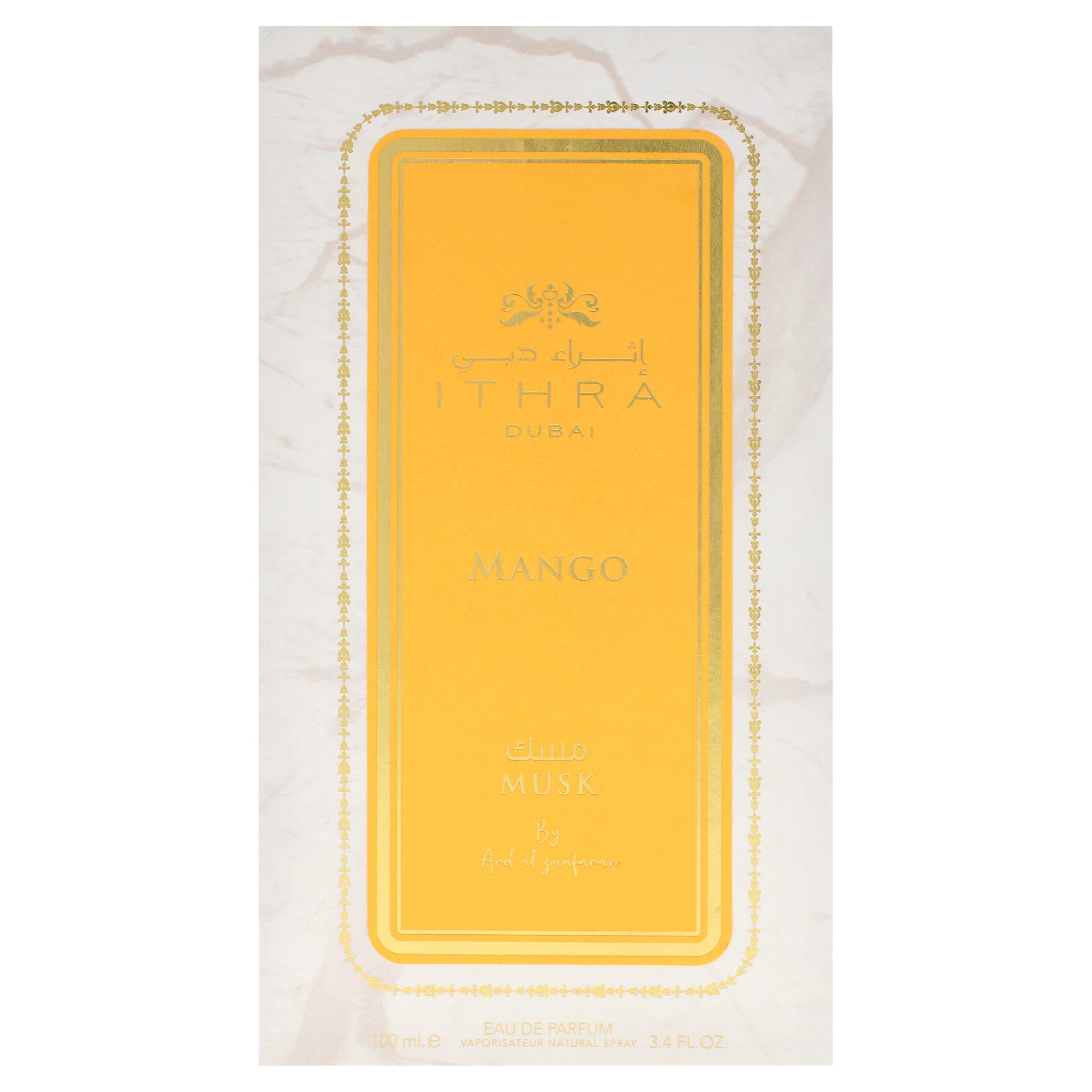 Ithra Dubai Musk Mango by Ard Al Zaafaran Perfumes – Unisex 3.4 oz EDP Spray
