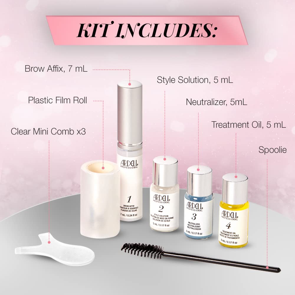 Ardell Brow Lamination Kit – Lift, Shape & Define Brows (Waterproof) 1-Pack