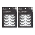 Ardell Faux Mink Lashes 811 – Knot-Free Invisiband, Natural Wispy Strips, Reusable 2-Pack