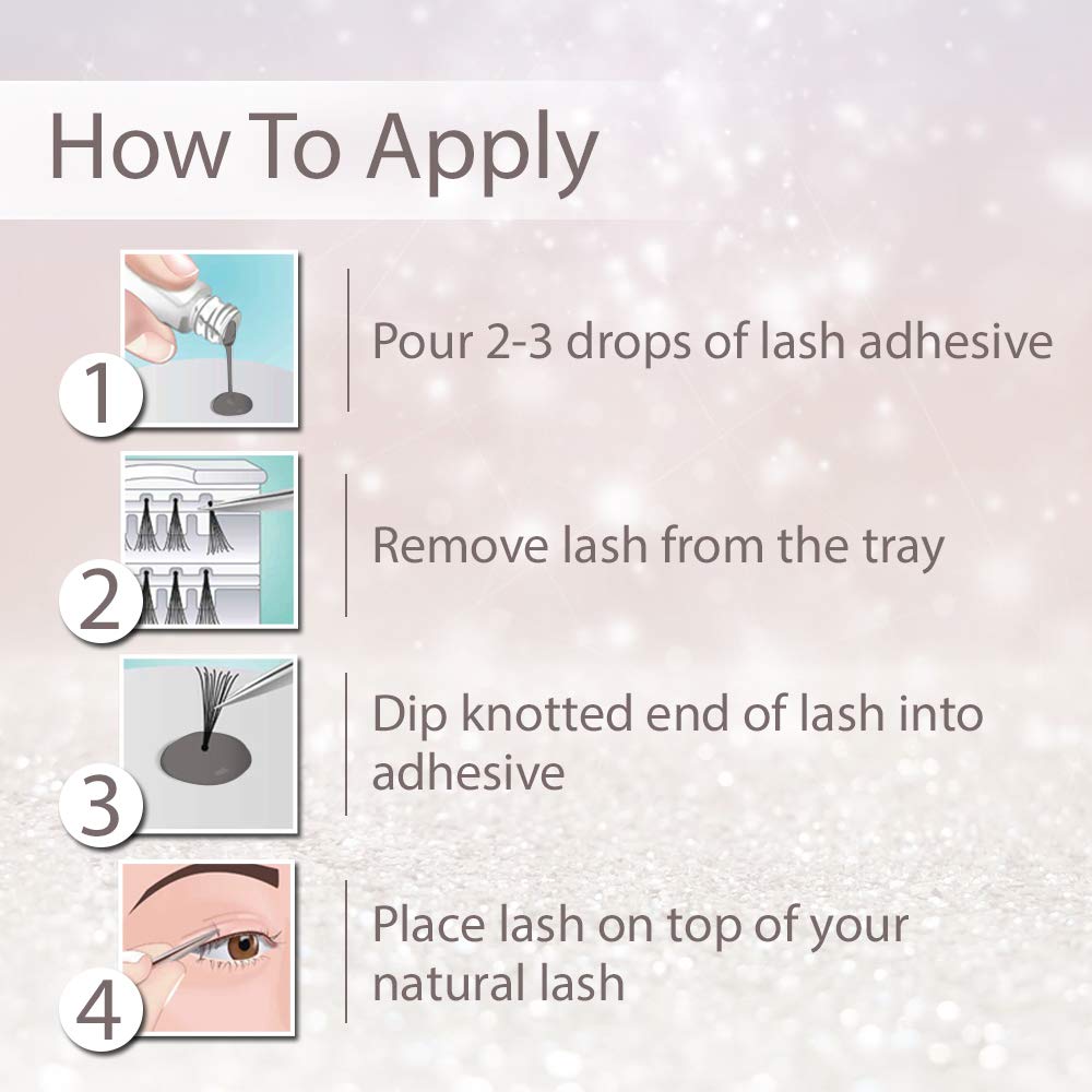 Ardell LashTite Dark Adhesive for Individual Lashes — 2 oz x 2 Pack | Fast-Drying, Waterproof Lash Glue