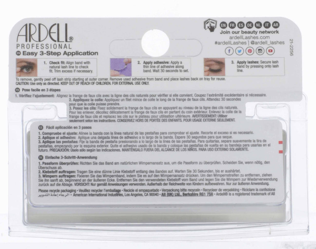 Ardell Mega Volume Lash 253 — Multi-Layered Lashes with Neverflat Curl Technology (4 Pairs)