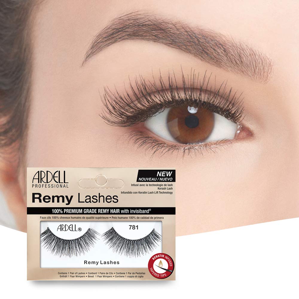 Ardell Remy Lash 781 – Premium Remy Hair Lashes with Invisiband (4 Pairs)