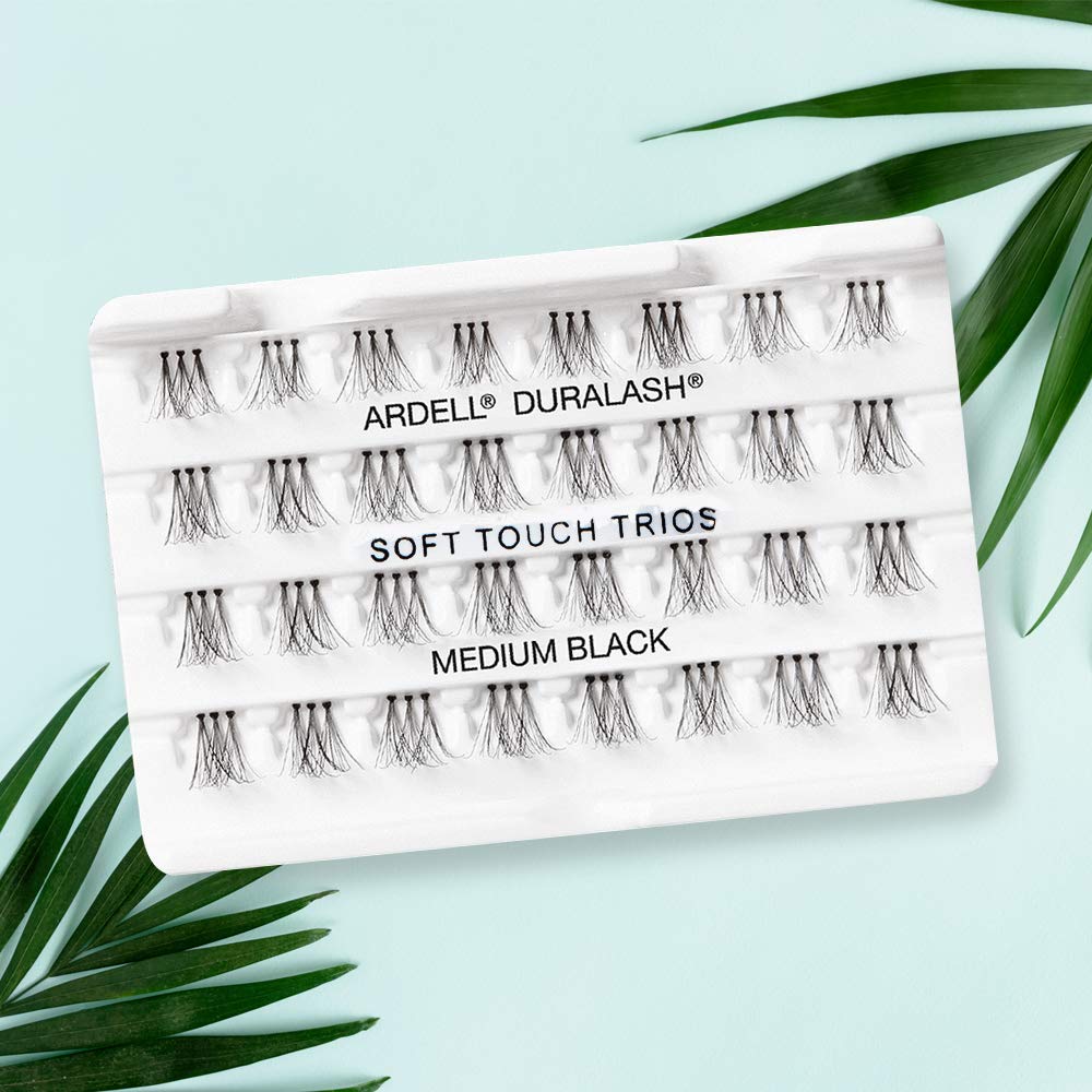 Ardell Soft Touch Trios Medium Individuals in Black — 4 Pack False Eyelashes