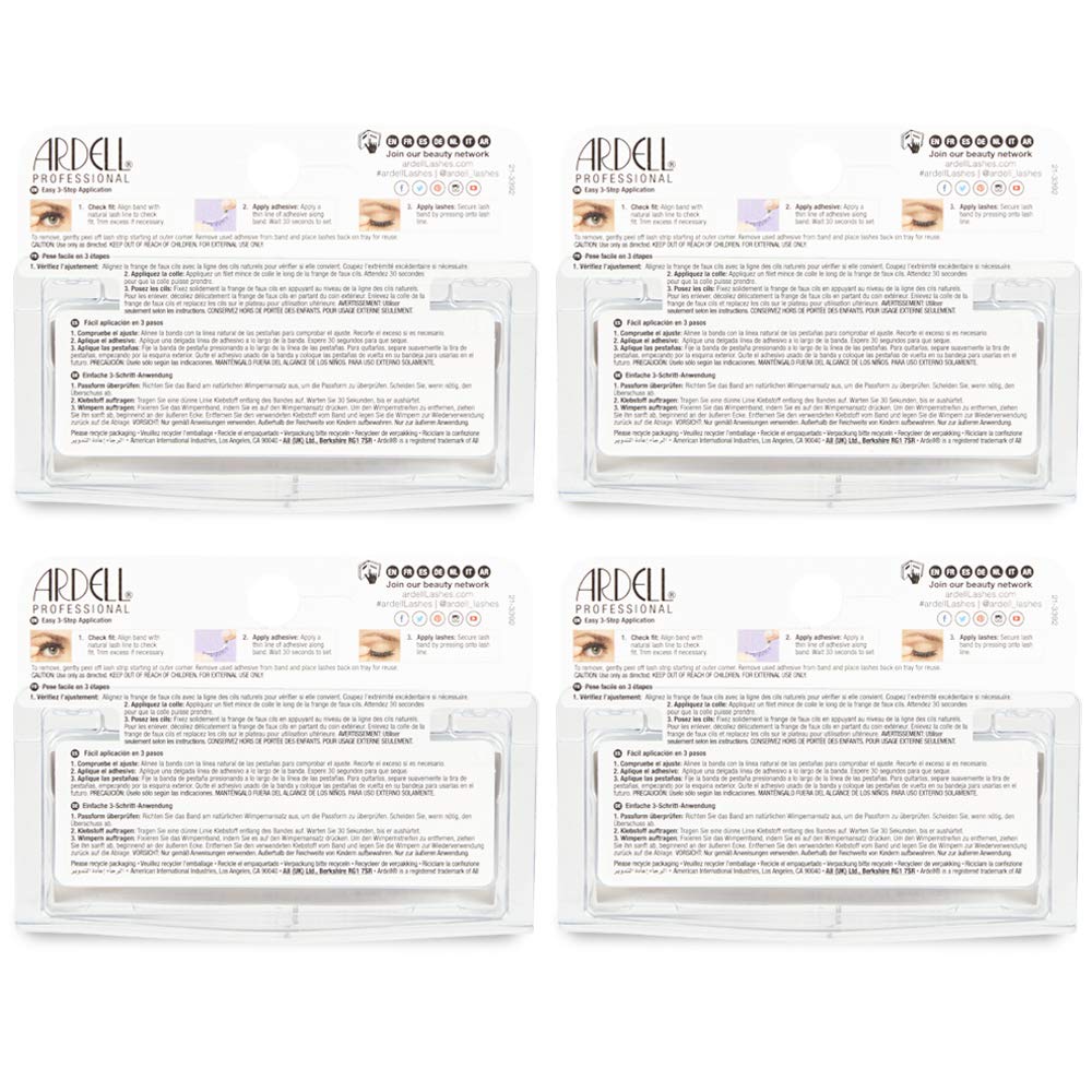 Ardell Wispies Cluster 603 – Lightweight Natural Demi Lashes (4 Pack)