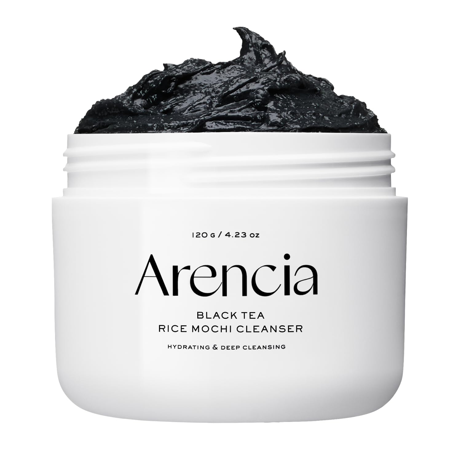 ARENCIA Black Tea Rice Mochi Cleanser – Pore Care & Sebum Control, 120g