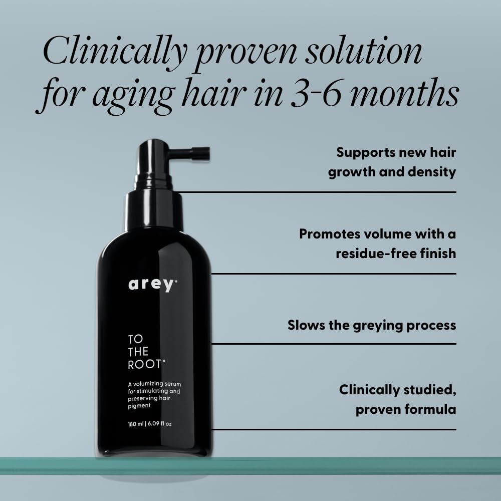 Arey To The Root Hair Serum | Slow Grey Hair & Pigment Preservation (3–6 Months) | Vegan, Oil-Free