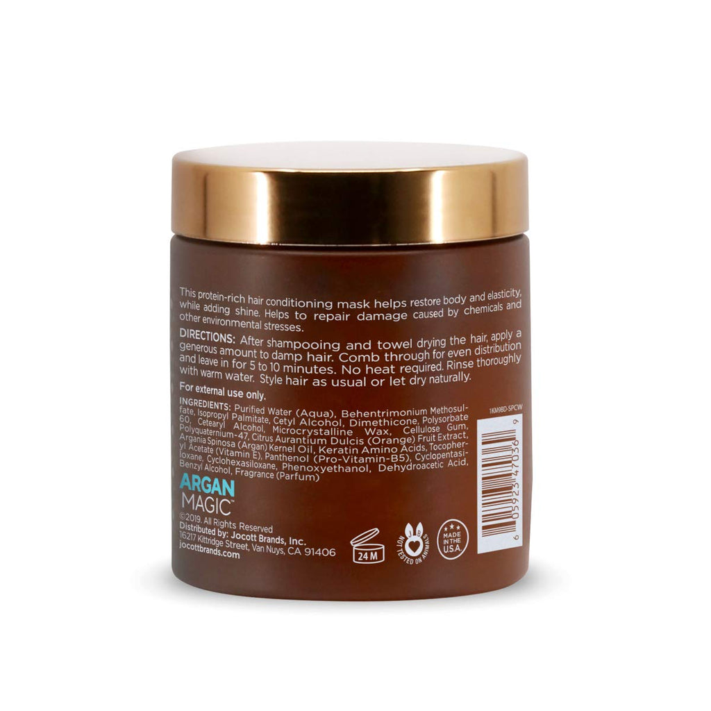 Argan Magic Hair Mask — Restorative 8 oz Jar for Silky, Hydrated Hair