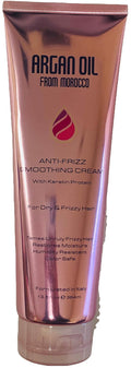 Argan Oil from Morocco Anti-Frizz Smoothing Cream with Keratin & Silk Protein – 13 oz