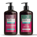 Arganicare Keratin Shampoo & Conditioner Set – Thickening, Strengthening, Organic Argan Oil & Shea Moisture | 27 oz