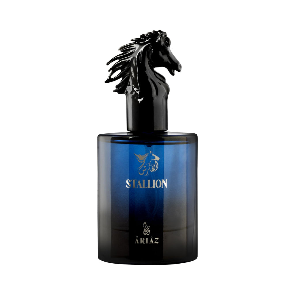 ARIAZ Stallion Men EDP 3.4 oz – Citrus Woody Fragrance with Grapefruit, Ambrox, Woodsy Notes, Musk