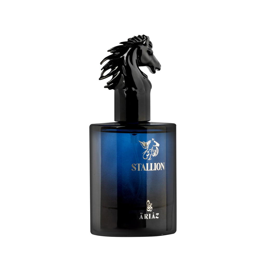 ARIAZ Stallion Men EDP 3.4 oz – Citrus Woody Fragrance with Grapefruit, Ambrox, Woodsy Notes, Musk