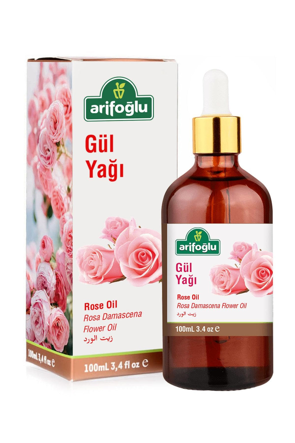 Arifoğlu Rose Oil 100 ml | Rosae Oleum, Cold Pressed, 100% Virgin