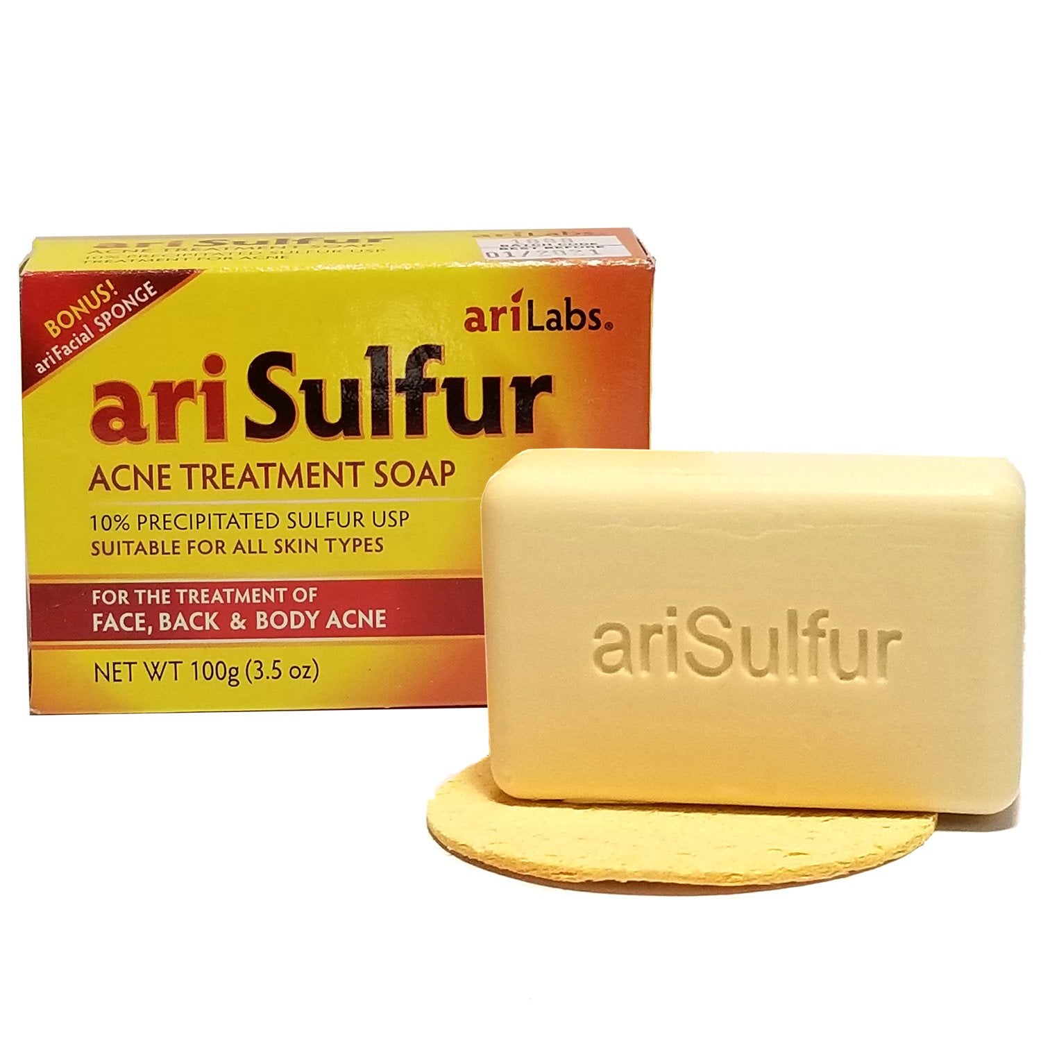 ariSulfur Acne Treatment Soap 3.5oz – Purifying Sulfur Cleanser
