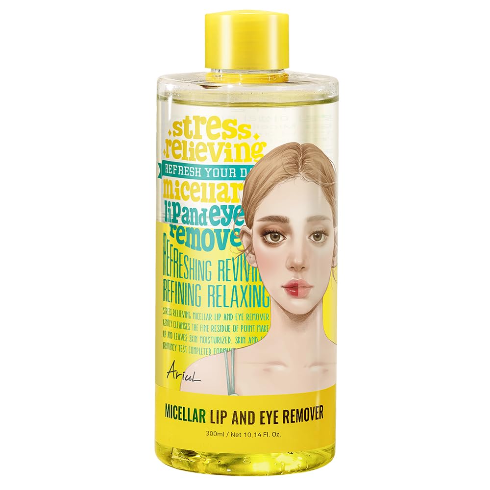 Ariul Stress-Relieving Micellar Lip & Eye Remover – Gentle Hydration 300 ml