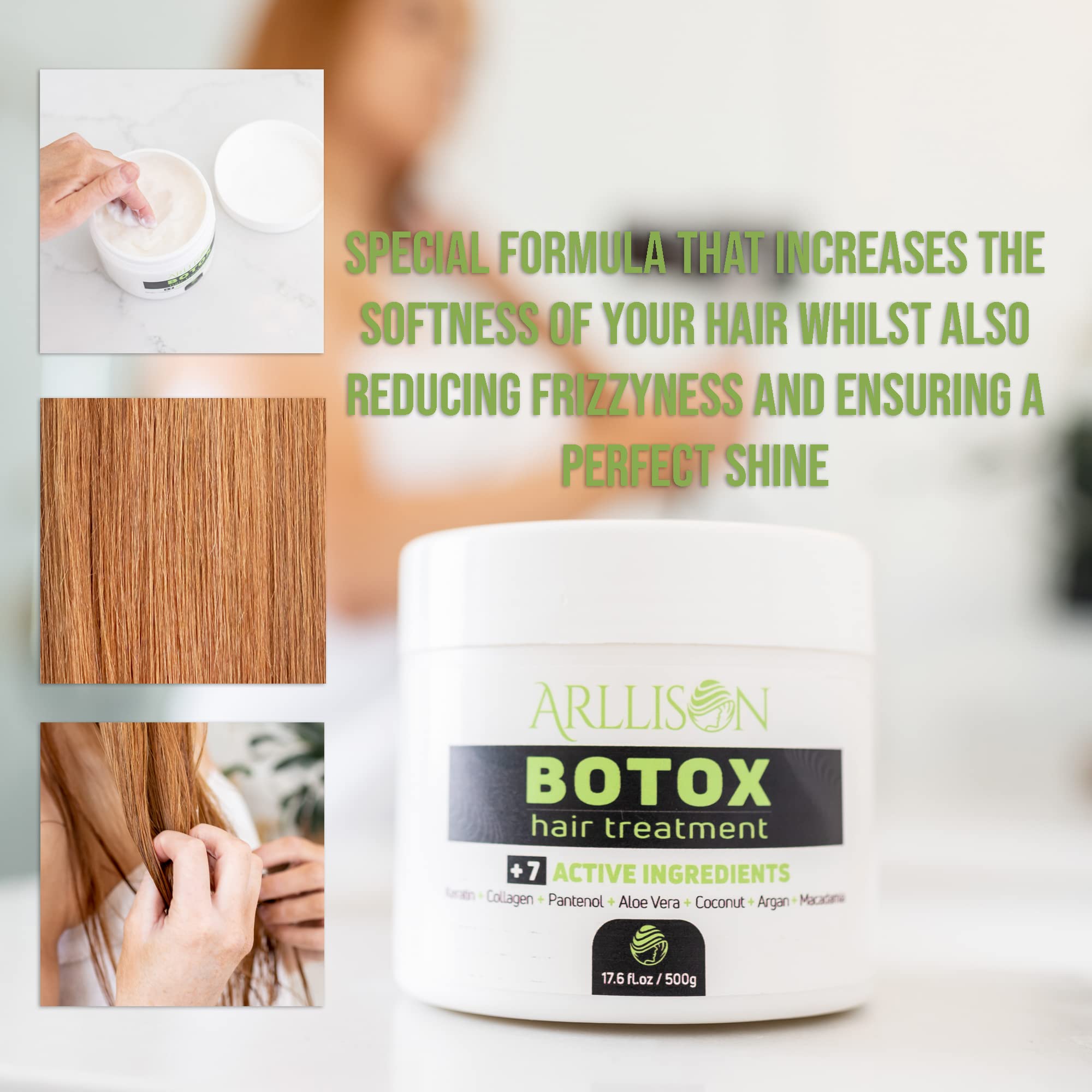 Arllison Botox Hair Treatment – Frizz Control & Deep Hydration (8.8 oz)