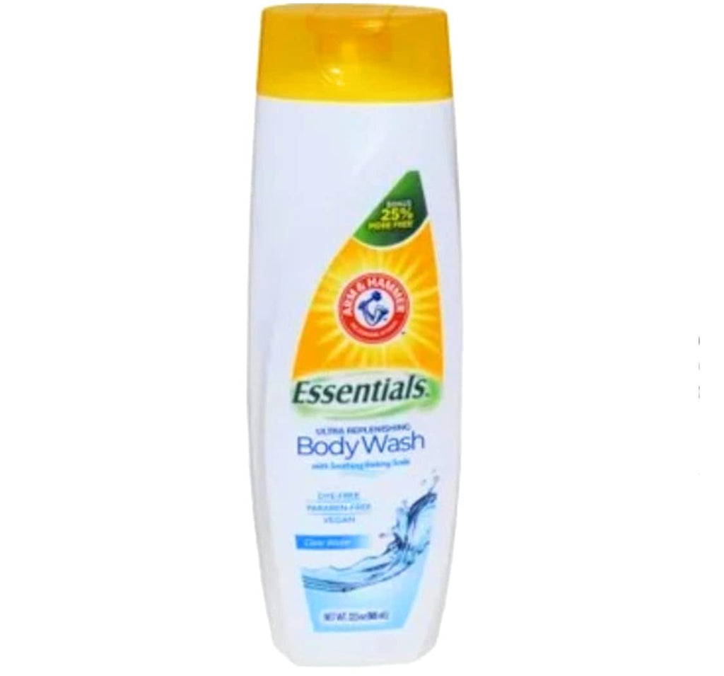Arm & Hammer Clear Water Ultra Moisturizing Body Wash - Pack of 3s | Dye-Free, Paraben-Free, Vegan
