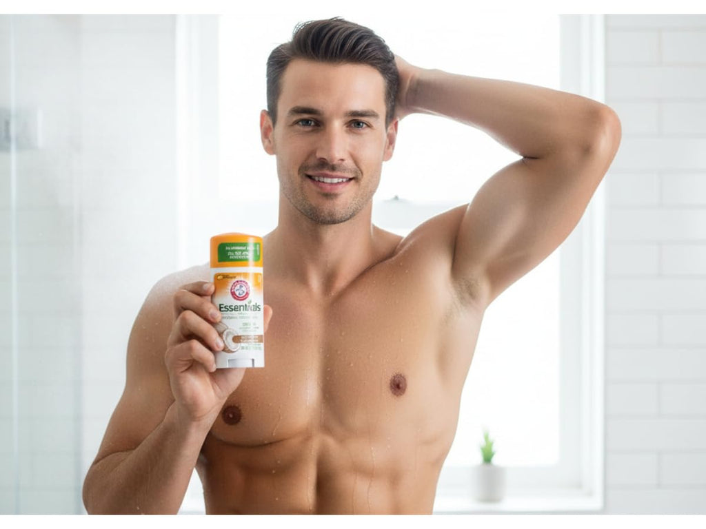 ARM & HAMMER Essentials Deodorant Coconut Geranium – Aluminum-Free, Paraben-Free, Phthalate-Free, 2.5 oz (Pack of 3)