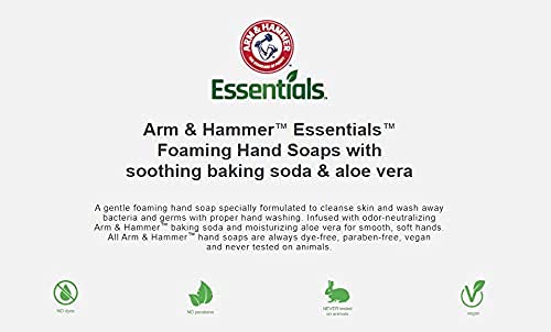 Arm & Hammer Essentials Kitchen Fresh Liquid Hand Soap – Citrus Foam