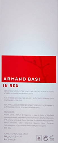 Armand Basi in Red EDT Spray 3.4 oz | Fragrance Notes & Profile