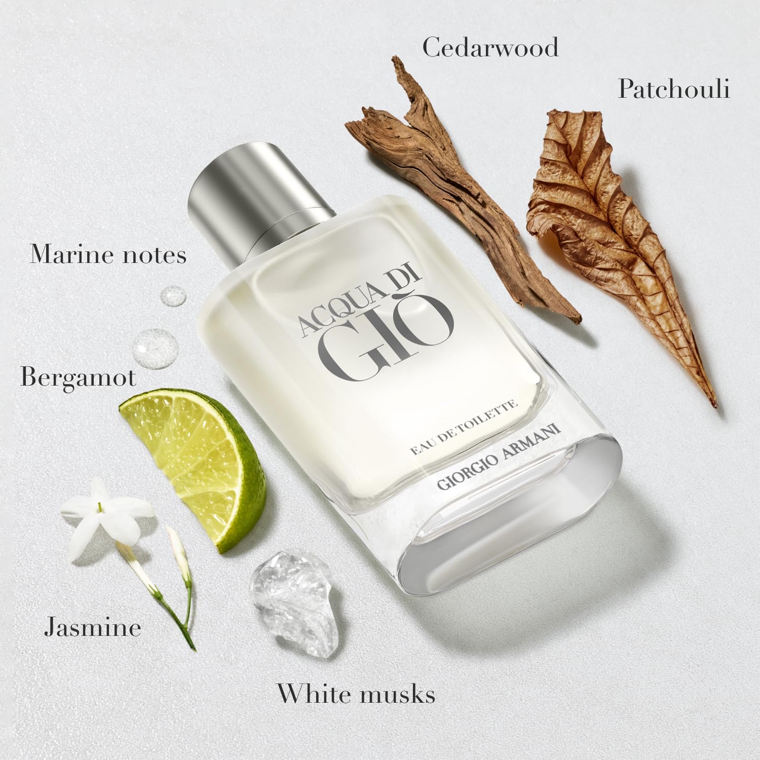 Armani Beauty Acqua di Gio Eau de Toilette Refill for Men – 5.0 Fl Oz | Bergamot, Jasmine, White Musk, Patchouli & Cedarwood