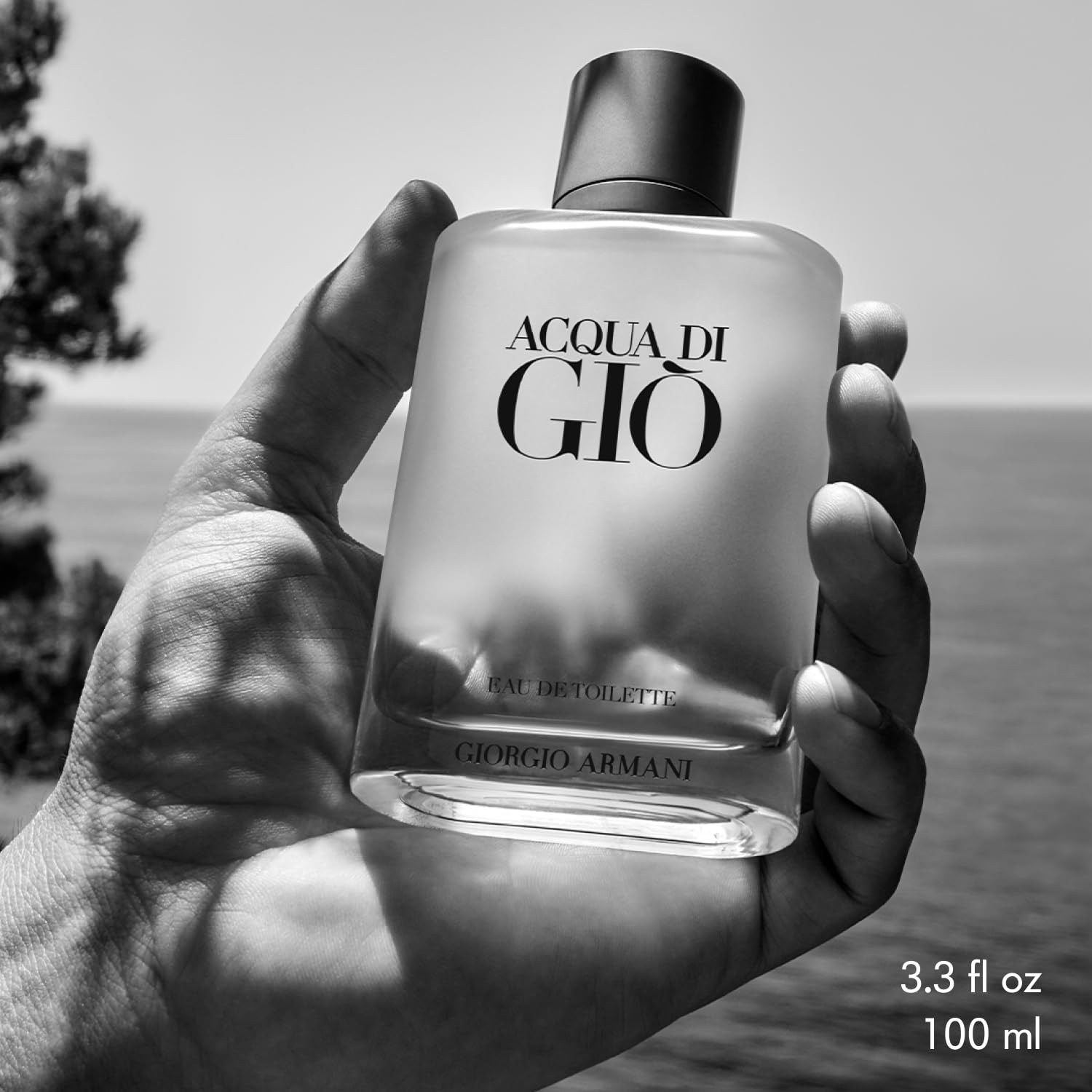 Armani Beauty Acqua di Gio Eau de Toilette Set for Men – Full Size 1.7 oz & Travel Size 0.5 oz