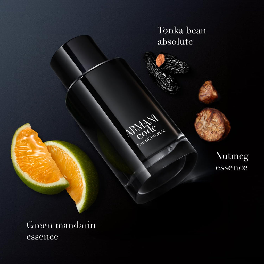 Armani Beauty Code Eau de Parfum – Men’s 3-Piece Gift Set (4.2 oz + 0.5 oz + Shower Gel)