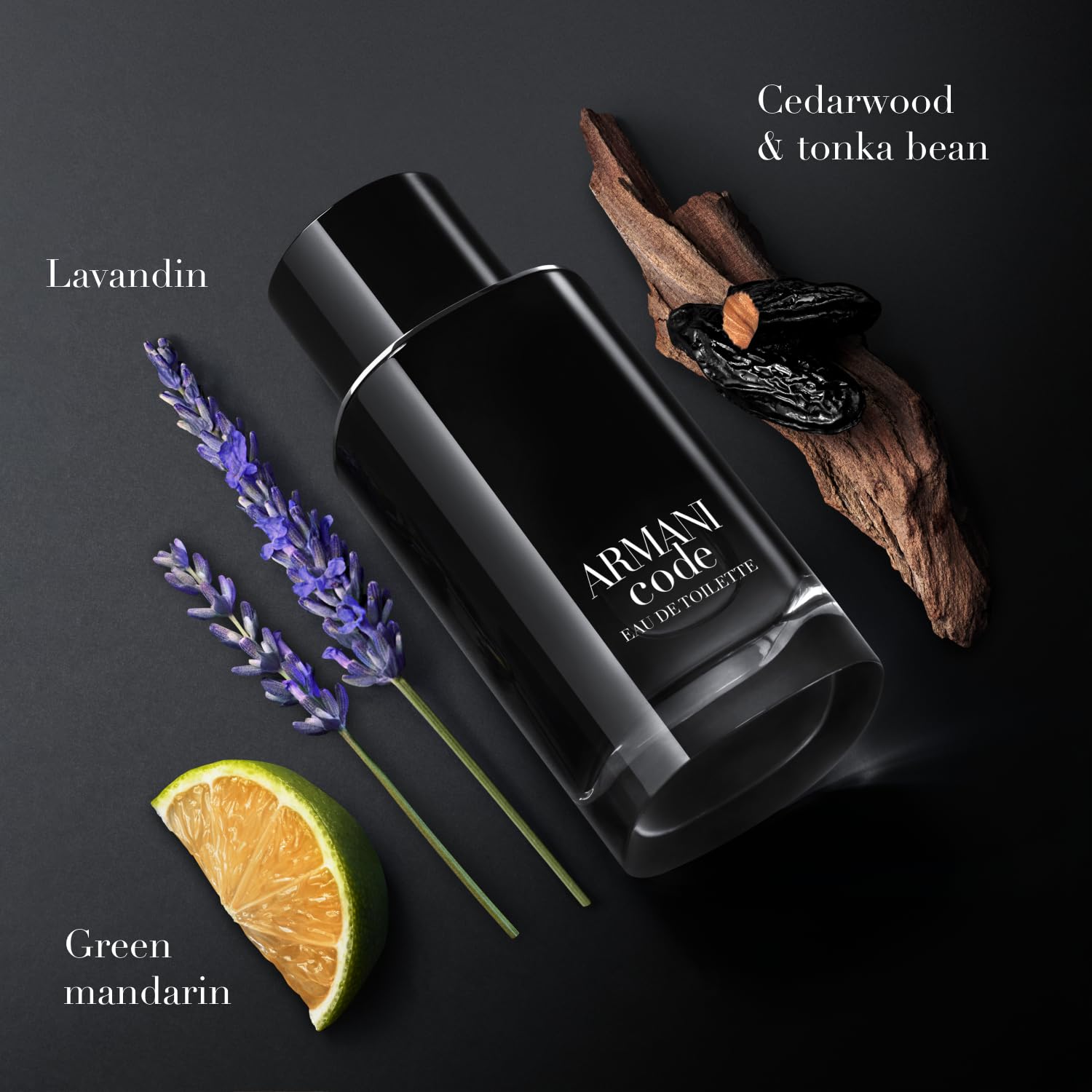 Armani Beauty Code Eau de Toilette for Men – Ambery Woody Citrus, Refillable Bottle